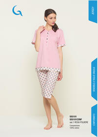 WOMEN'S PAJAMAS S/M U55101 Tellini S.r.l. Wholesale Clothing